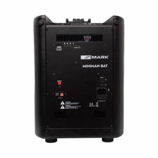 Mark MiniMan Bat Sistema de Audio Amplificado 500W con Batería Usb/Mp3/BlueTooth [3]