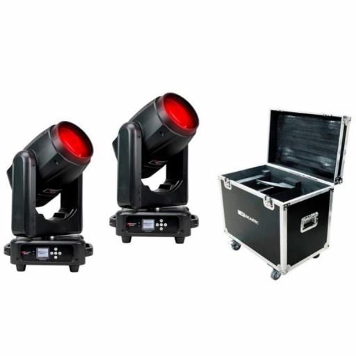 Mark Mb 290L Cabeza Móvil Beam 10R 295W (2 Uds. + Flight Case)