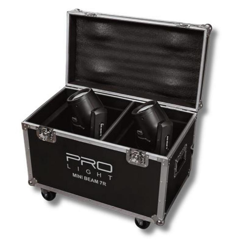 ProLight Mini Beam 7R Cabeza Móvil Beam 230W (Pack 2 Uds. + Flight Case)