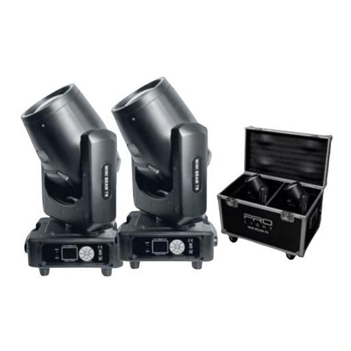 ProLight Mini Beam 7R Cabeza Móvil Beam 230W (Pack 2 Uds. + Flight Case)
