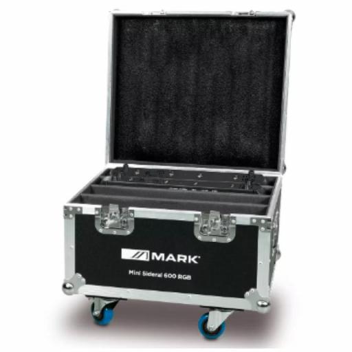Mark Mini Sideral 600 Rgb Estrobo/Bañador de Color Led Móvil (4 Uds. + Flight Case) [3]