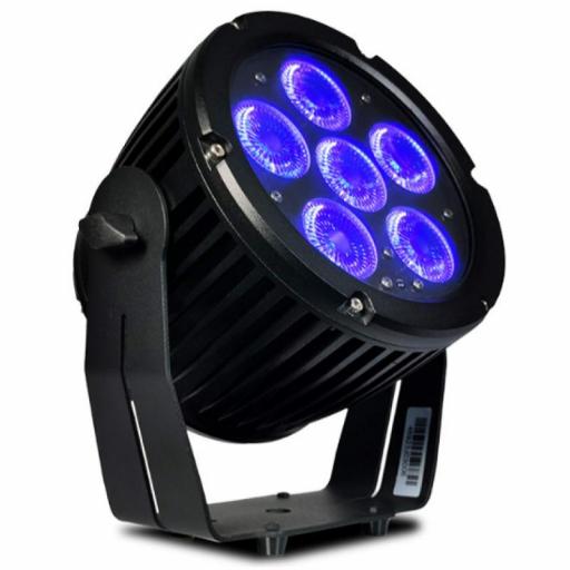 Mark Mkl Bat 726 Foco Led con Batería 6 x 12W Rgbwa+Uv (Pack 6 Uds. + Flight Case) [3]