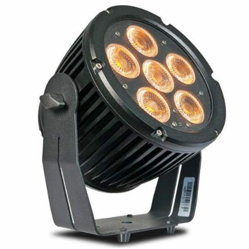 Mark Mkl Bat 726 Foco Led con Batería 6 x 12W Rgbwa+Uv (Pack 6 Uds. + Flight Case) [4]