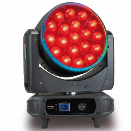 Mark Moviled 1940 S Cabeza Móvil Led 19 x 40W Rgbw + Ring Rgbw (2 Uds. + Flight Case) [2]