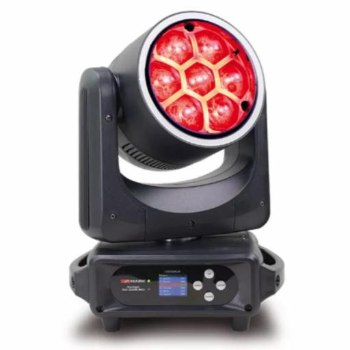 Mark Movilight 740 Zoom MkII Cabeza Móvil Led 7 x 40W Rgbw (Pack 4 Uds. + Flight Case) [1]
