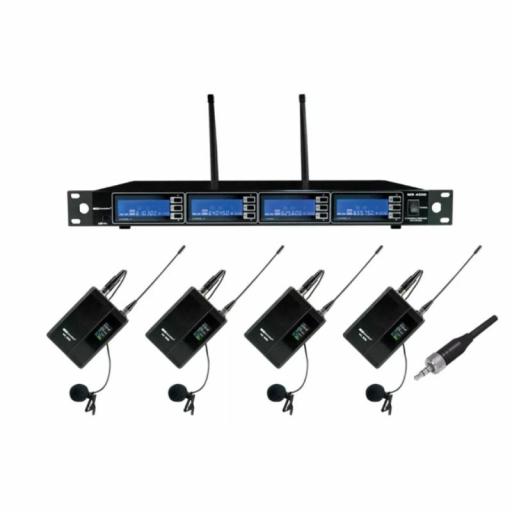 Mark Mr 4200/2 Sistema Inalámbrico de Petaca con 4 Canales