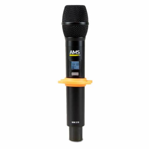 Ams Mu 219 + Mm 219 Sistema Inalámbrico Dual de Mano UHF 620 - 950 MHz [3]