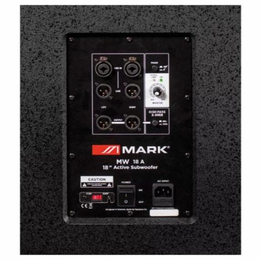 Mark Mw 18 A Subgrave Amplificado 18" 900W [4]