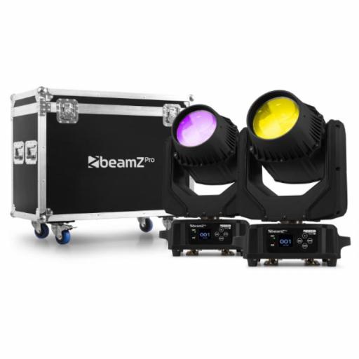 beamZ Pro Nereid120 Led Beam Cabeza Móvil Led 120W IP65 (Pack. 2 Uds. + Flight Case)