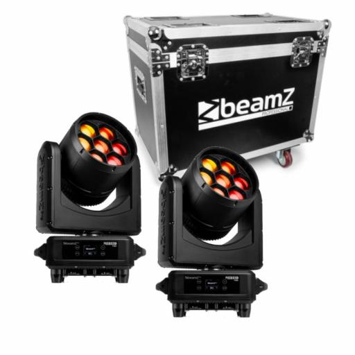 beamZ Pro Nereid760 Cabeza Móvil Led 7 x 60W Rgbw IP65 (2 Uds. + Flight Case) [0]