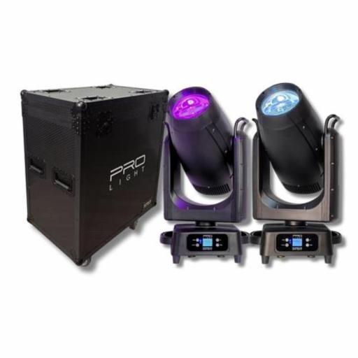 ProLight Nimbus Spot 600 Ip Cabeza Móvil Led 580W 75000 Lux Ip65 (Pack 2 Uds. + Flight Case) [0]