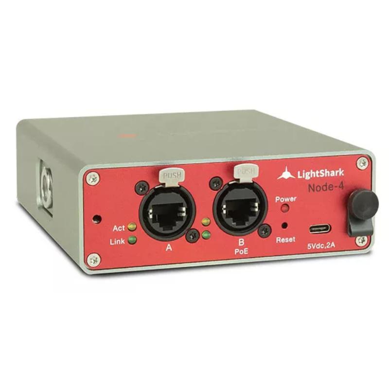 LightShark Node 4 Nodo Bidireccional 4 Universos DMX, RDM, ArtNet y sACN
