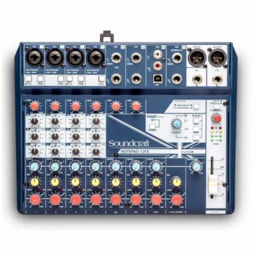Soundcraft Notepad 12Fx Mezclador de Audio