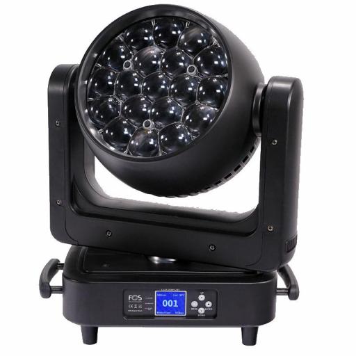 Fos Odeum Wash Cabeza Móvil Led 19 x 25W Rgb+WW (4 uds. + Flight Case) [1]