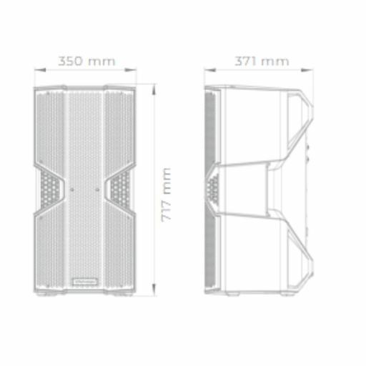 dB Technologies Opera Nona 212 Caja Acústica Amplificada 2 x 12" 1000W [3]