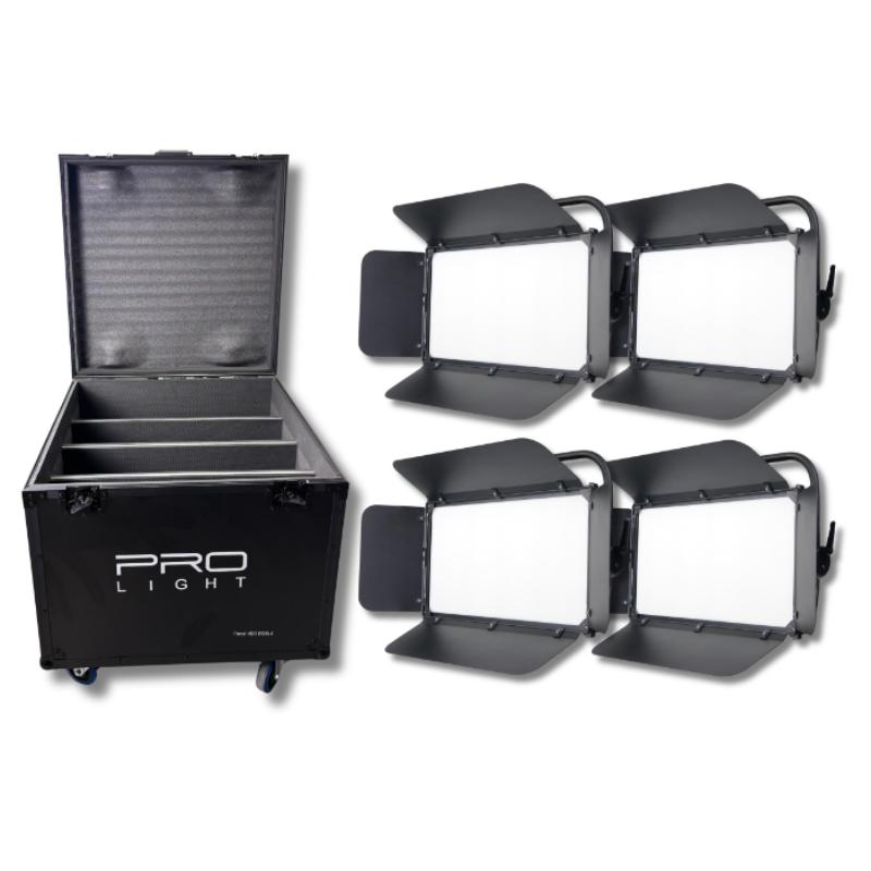 ProLight Panel 400 Rgbla Panel Led (Pack 4 Unidades + Flight Case)