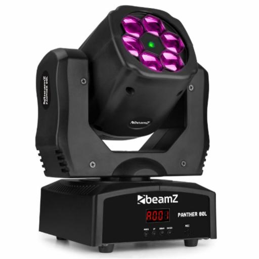 beamZ Panther80L Led Bee Eye Cabeza Móvil Led 6 x 12W Rgbw