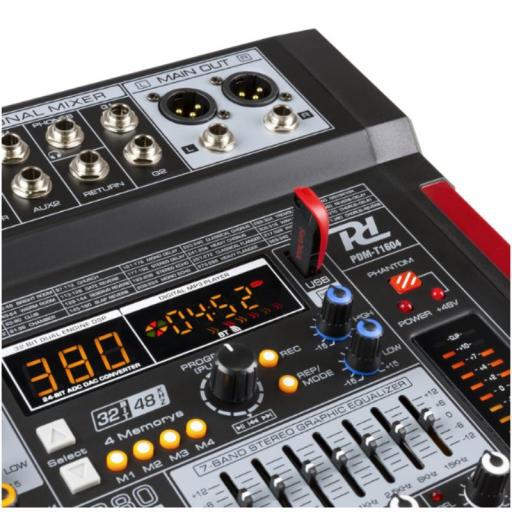 Power Dynamics Pdm-T1604 Mezclador de Audio 16 Canales Usb/Mp3/BlueTooth [2]