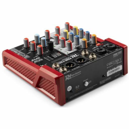 Power Dynamics Pdm-Y401 Mezclador de Audio 4 Ch. Usb Mp3/BlueTooth [3]