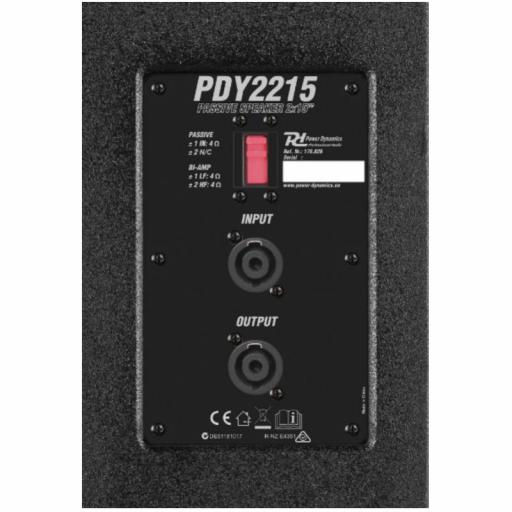 Power Dynamics Pdy2215 Altavoz Pasivo 2 x 15" 800 Watios [3]