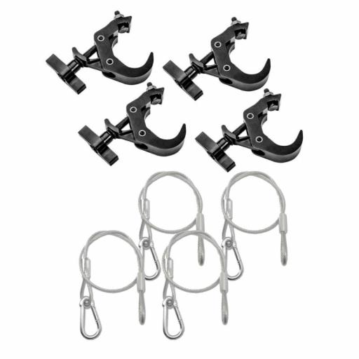 ProLight Garra Pro 50 Black Pack 4 Unidades + Safety Cable