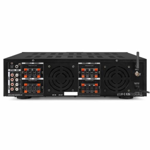 Power Dynamics Pv280Bt Amplificador de Sonido 8 Zonas 800W BlueTooth /Usb/Sd/Mp3 [1]