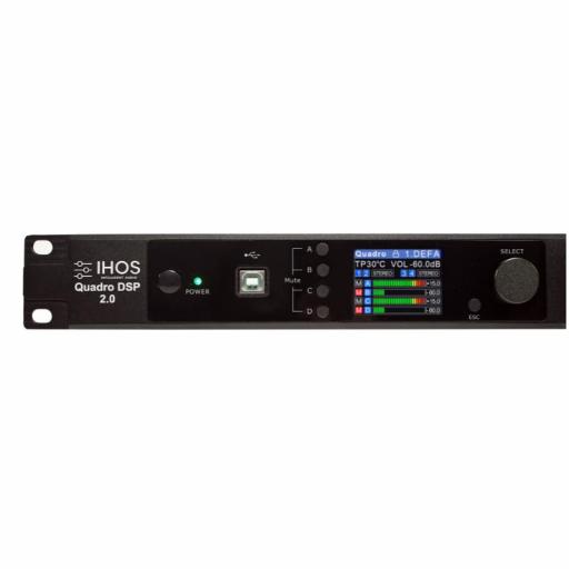 Ihos Quadro Dsp 2.0 Etapa de Potencia Digital 4 x 500 Watios @4Ω [3]