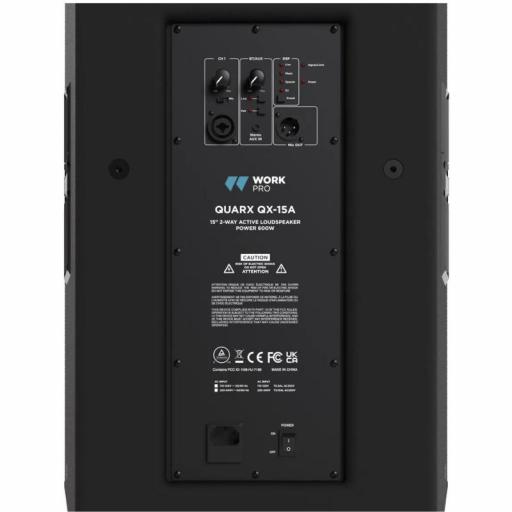 Work Pro Qx 15A Altavoz Amplificado 15" 600W BlueTooth [2]