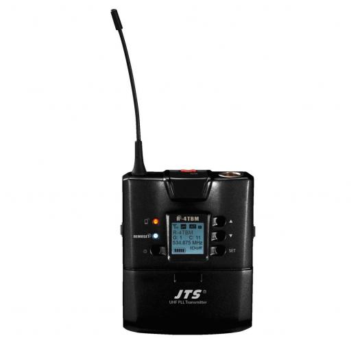 Jts R-4/5 + R-4Tbm/5 Sistema Inalámbrico de Petaca 4 Canales UHF 506-542 MHz [2]