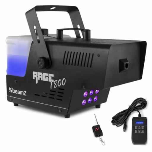 beamZ Rage 1800Led Máquina de Humo 1800W con Led 6 x 9W Rgba [0]
