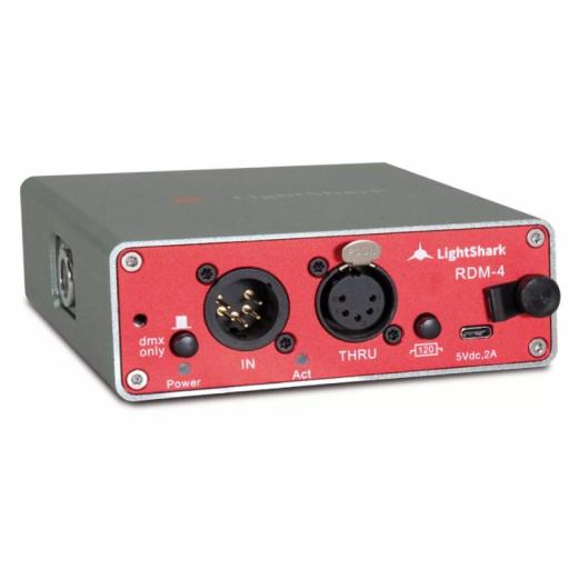 LightShark Rdm 4 Splitter Dmx/Rdm 1 Entrada/4 Salidas [0]