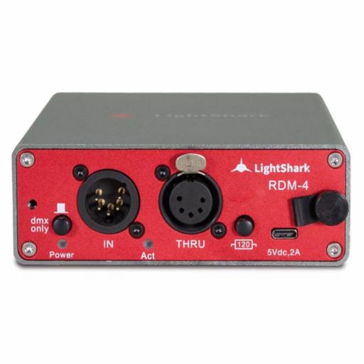 LightShark Rdm 4 Splitter Dmx/Rdm 1 Entrada/4 Salidas [1]