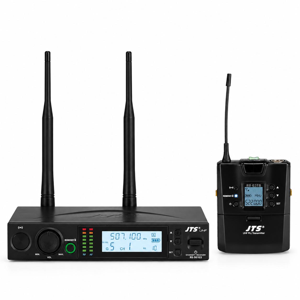 Jts RU-901G3/5 + RU-G3TB/5 Sistema Inalámbrico de Petaca 506-542 MHz
