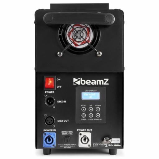 beamZ S2500 Máquina de Humo Efecto Co2 con Dmx y Led 24 x 10W [2]