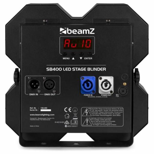 beamZ Sb400 Cegadora/Strobo 4 x 50W Led [1]