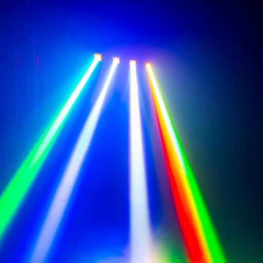 beamZ ShowBar Go Shine Barra con 4 Cabezas Móviles 4 x 40W Rgbw [5]