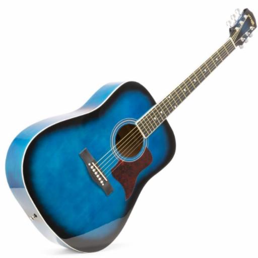 Max SoloJam Guitarra Acústica Color Azul [1]