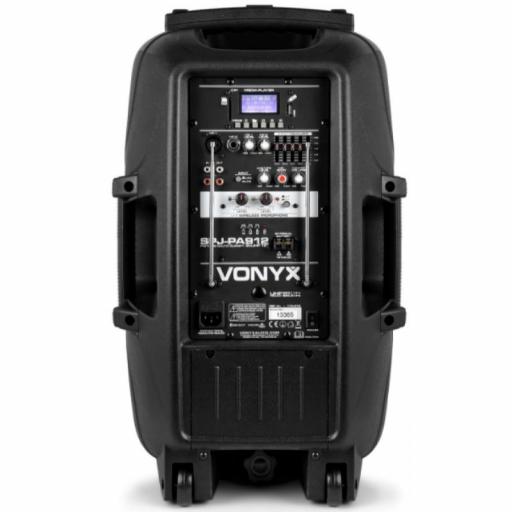 Vonyx Spj-Pa912 Altavoz 12" Portátil con Batería Usb/Mp3/BlueTooth 500W [1]