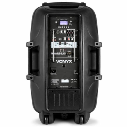 Vonyx Spj-Pa915 Altavoz 15" Portátil con Batería Usb/Mp3/BlueTooth 700W [1]