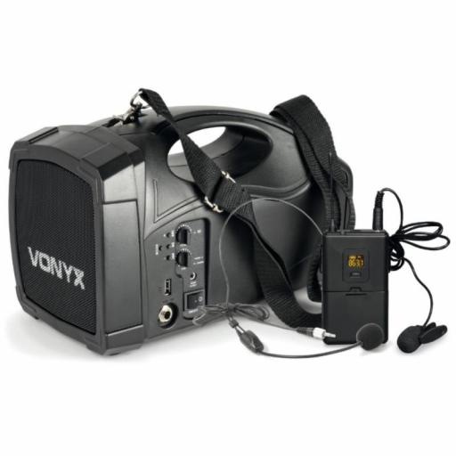 Vonyx St012 Sistema de Sonido portátil con Batería Usb/BlueTooth
