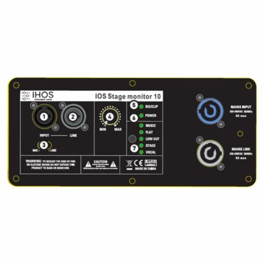 iHos IOS Stage Monitor 10 Monitor de Escenario 10" 300 Watios [2]