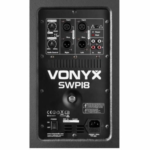 Vonyx Swp18 Pro Subgrave Amplificado 18" 1200W [1]