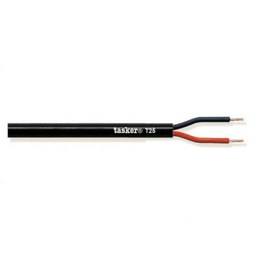 Tasker T25 Cable para altavoz 2x4,2 mm² (2x11AWG) (100 metros)