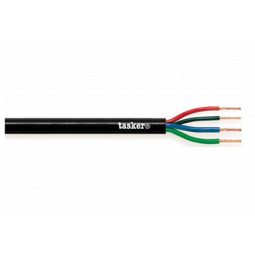 Tasker T27 Cable para altavoz 4x2,6 mm² (4x13AWG) (100 metros)