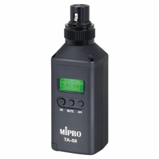 MiPro Ta-58 Transmisor Inalámbrico Digital Plug-On 5,8 GHz