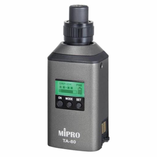 MiPro Ta-80 Emisor Inalámbrico Digital Plug-On 554-626MHz