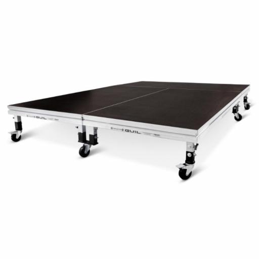 Guil TMB440/3x2 Tarima con Ruedas para Batería 3 x 2 m Altura Variable 40-45 cm