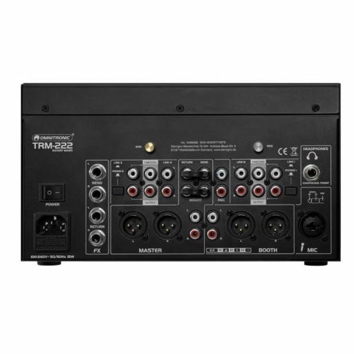 Omnitronic Trm-222 Mezclador de Audio con Controles Rotatorios [2]