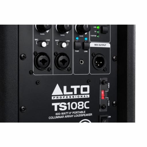 Alto Ts108C Sistema de Sonido Amplificado 300 Watios con BlueTooth [5]