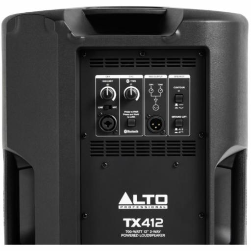 Alto Tx412B Caja Acústica Amplificada 12" 600W con Batería y BlueTooth [2]